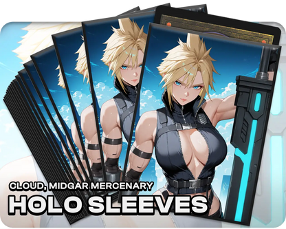 Cloud, Midgar Mercenary (100x Holo Sleeves)