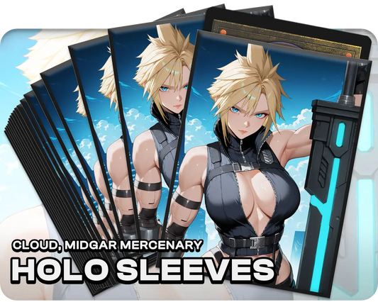 Cloud, Midgar Mercenary (100x Holo Sleeves)