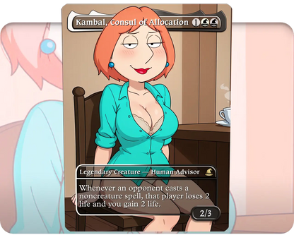 Lois Griffin (Family Guy) - Kambal, Consul of Allocation