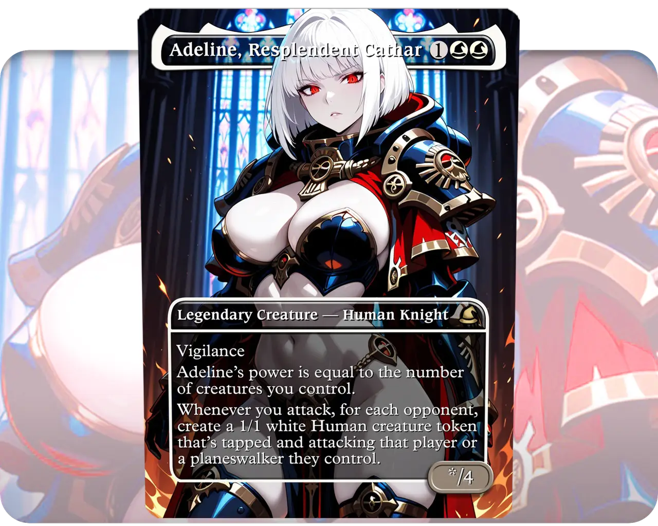 Adepta Sororitas (Warhammer 40k) - Adeline, Resplendent Cathar