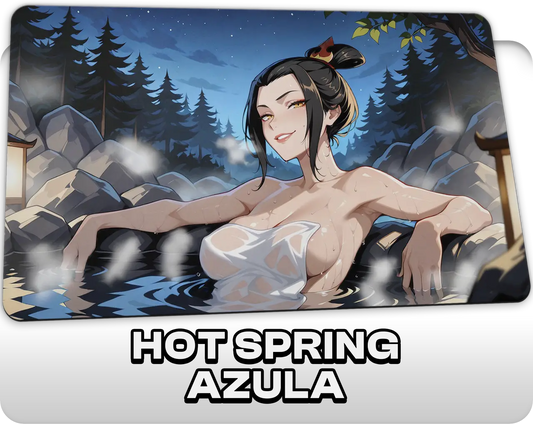 Hot Spring Azula | ProxyWaifus Playmat | 14x24" / 35x60cm