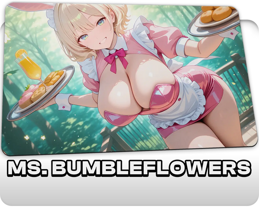 Ms. Bumbleflowers | ProxyWaifus Playmat | 14x24" / 35x60cm