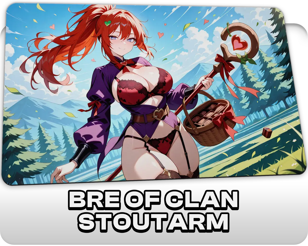 Bre of Clan Stoutarm | ProxyWaifus Playmat | 14x24" / 35x60cm