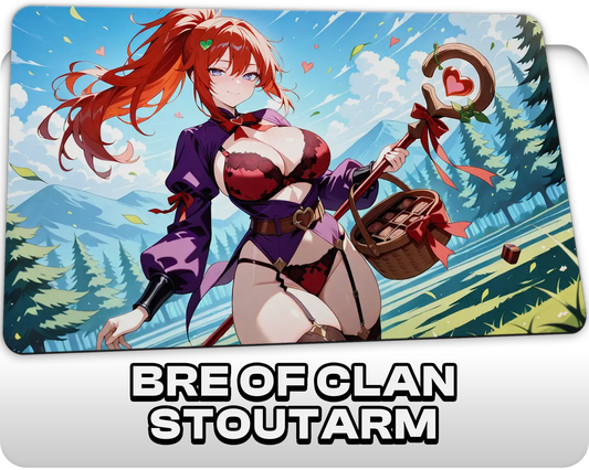 Bre of Clan Stoutarm | ProxyWaifus Playmat | 14x24" / 35x60cm
