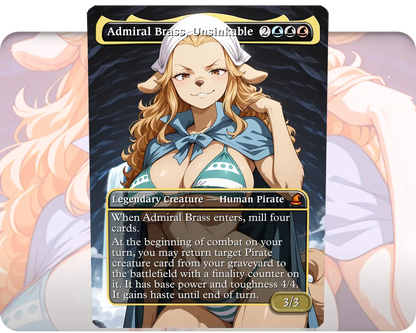Wanda (One Piece) - Admiral Brass, Unsinkable