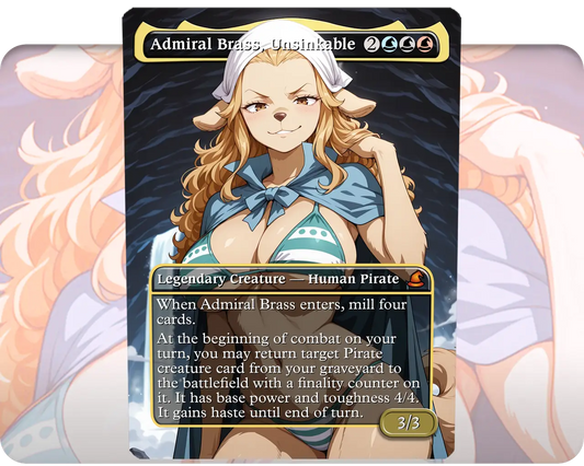 Wanda (One Piece) - Admiral Brass, Unsinkable