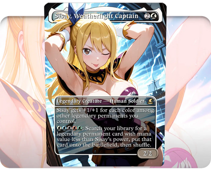 Lucy Heartfilia (Fairy Tail) - Sisay, Weatherlight Captain