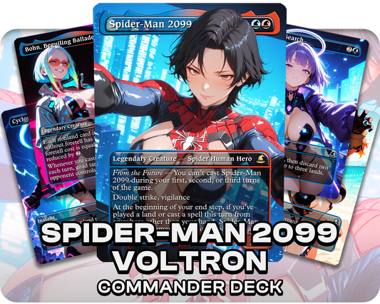 Spider-Man 2099 Voltron | Cyberpunk Waifus Theme | Commander Deck