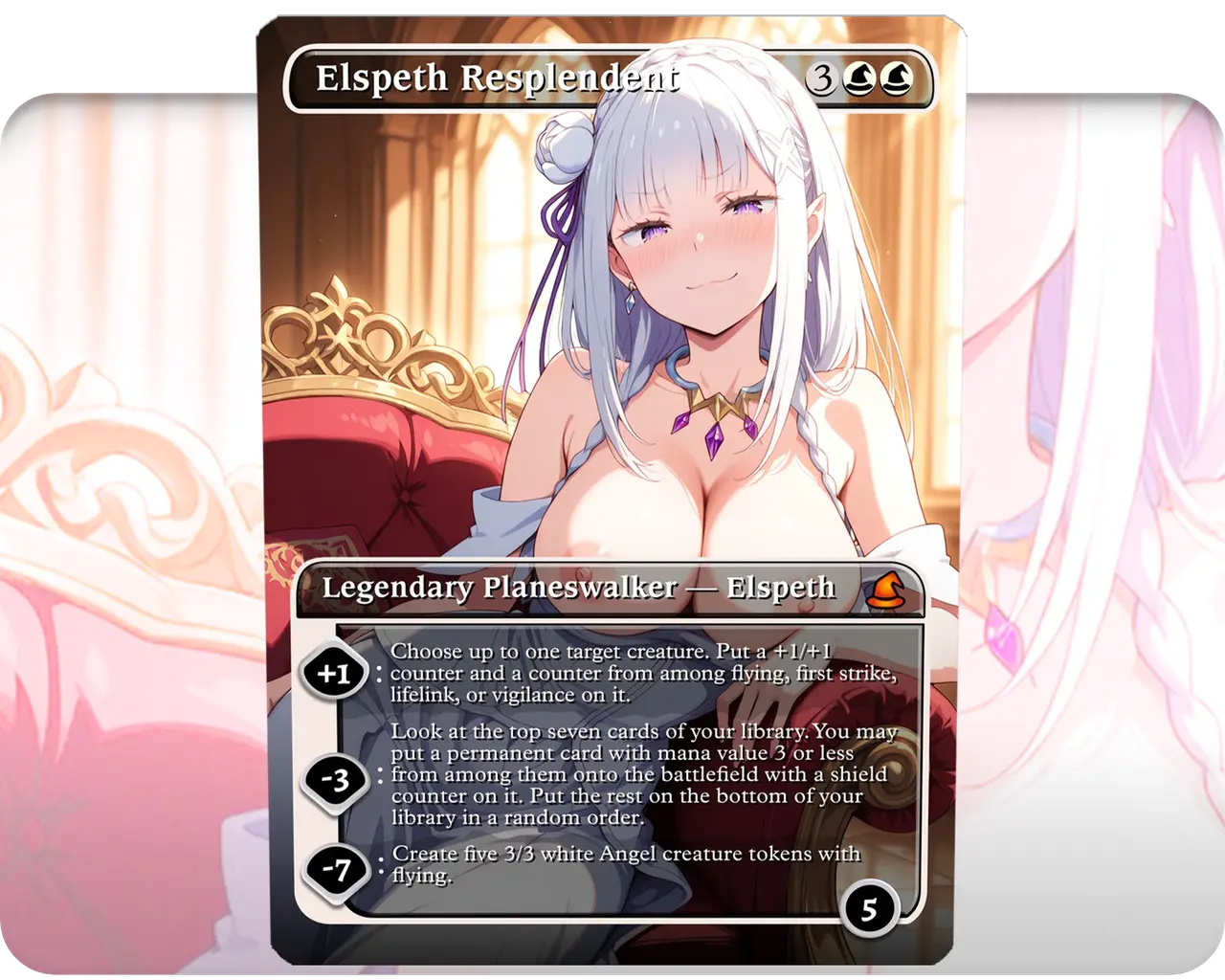Emilia (ReZero) - Elspeth Resplendent (NSFW)