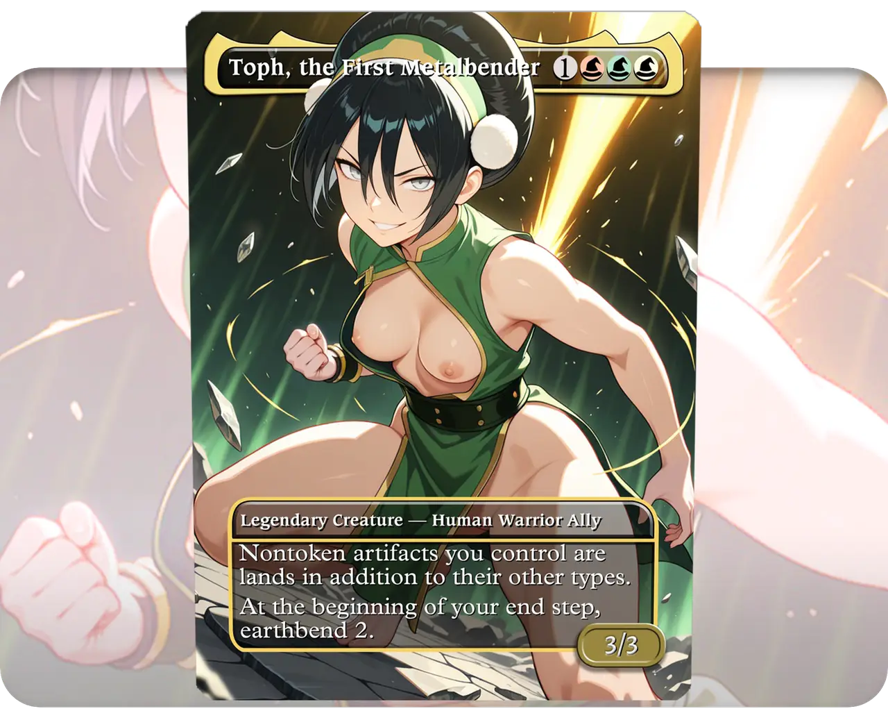 Toph, the First Metalbender (Adult Version) (NSFW)