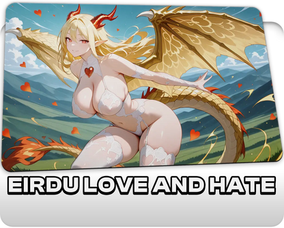 Eirdu Love & Hate | ProxyWaifus Playmat | 14x24" / 35x60cm