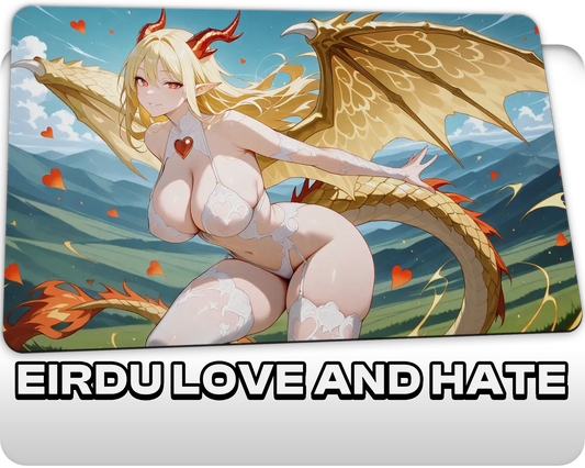 Eirdu Love & Hate | ProxyWaifus Playmat | 14x24" / 35x60cm
