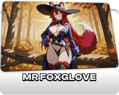 Mr Foxglove | ProxyWaifus Playmat | 14x24" / 35x60cm