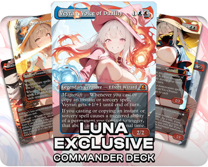 Luna Exclusive | 18+ NSFW | Proxywaifus Special | Commander Deck