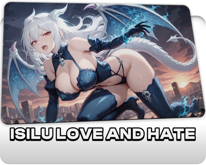 Isilu Love & Hate | ProxyWaifus Playmat | 14x24" / 35x60cm