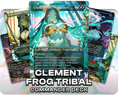 Clement Frog Tribal | Frog Waifus | Commander Deck