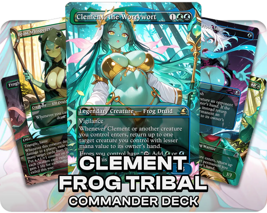 Clement Frog Tribal | Frog Waifus | Commander Deck
