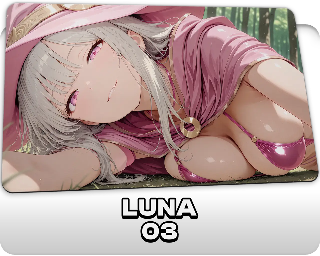 Luna, ProxyWaifus Mascot | ProxyWaifus Playmat | 14x24" / 35x60cm