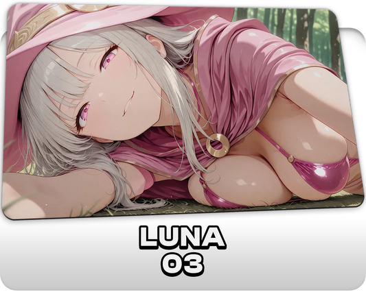 Luna, ProxyWaifus Mascot | ProxyWaifus Playmat | 14x24" / 35x60cm