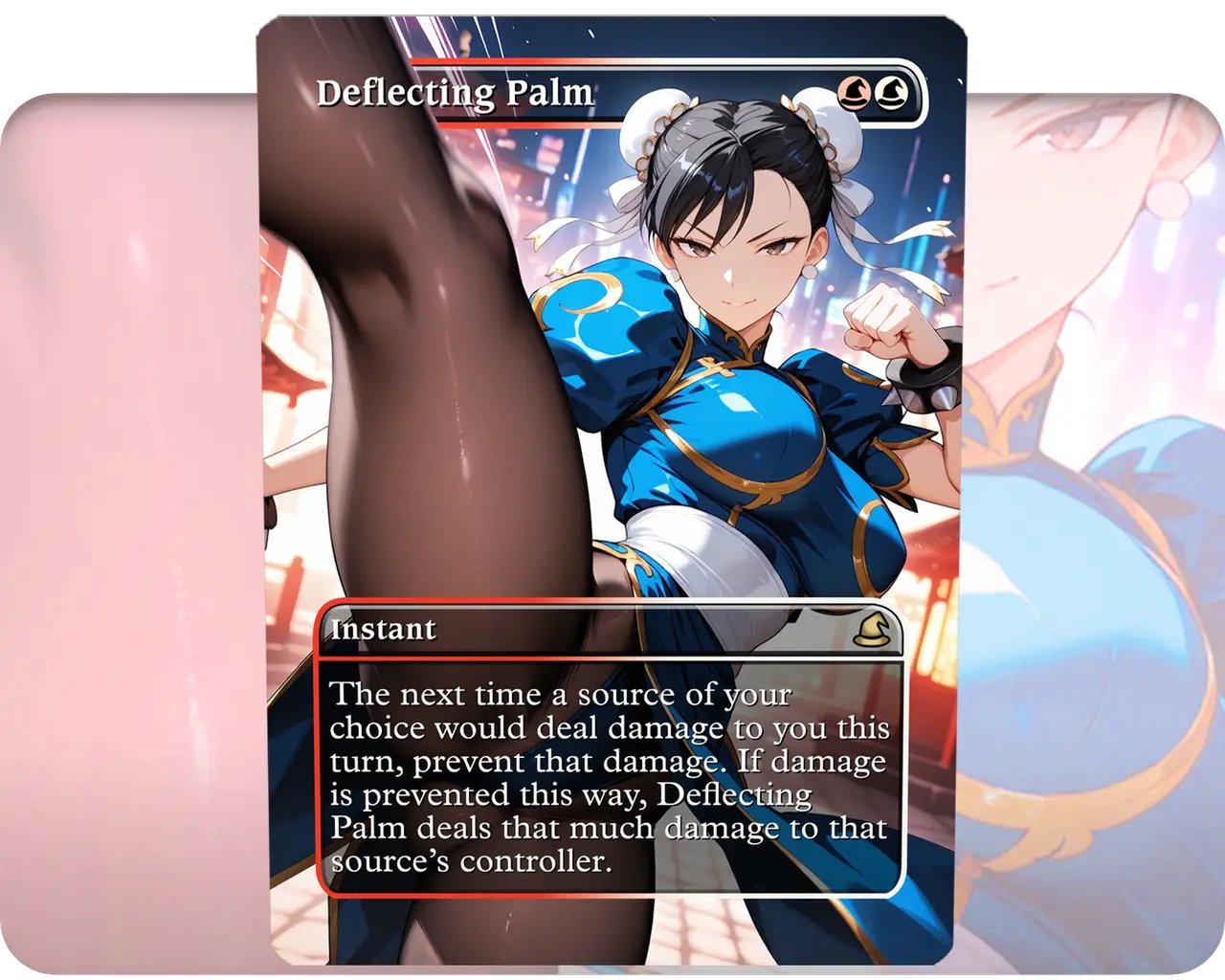 Chun-Li (Street Fighter) - Deflecting Palm