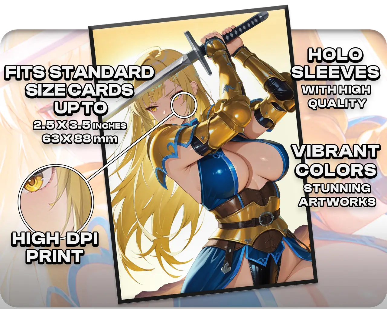Celes, Rune Knight (100x Holo Sleeves)