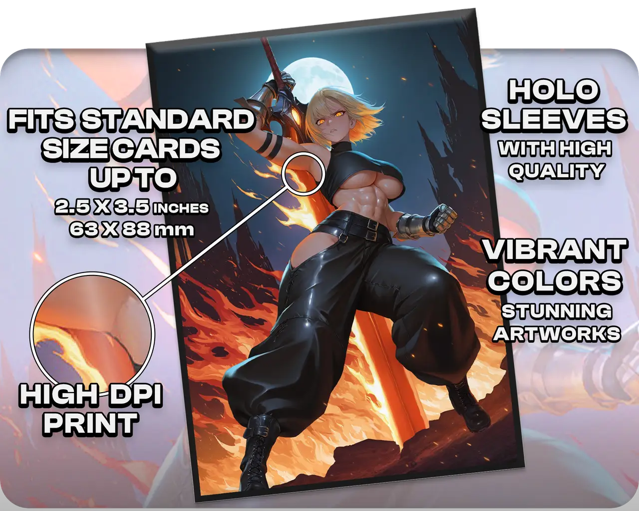 Cloud, Ex-SOLDIER (100x Holo Sleeves)