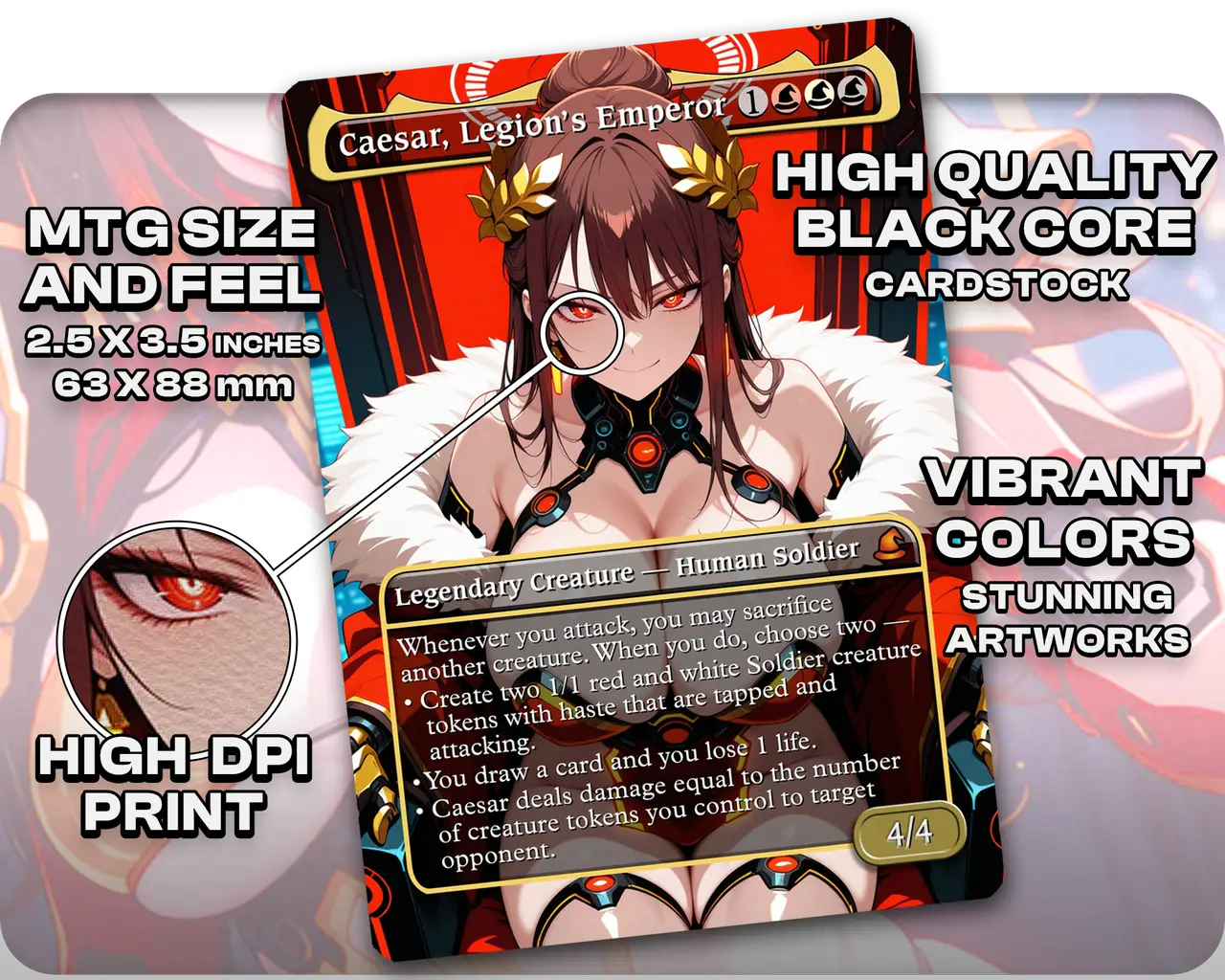 Isshin, Two Heavens as One | Cyberpunk Waifus | Commander Deck