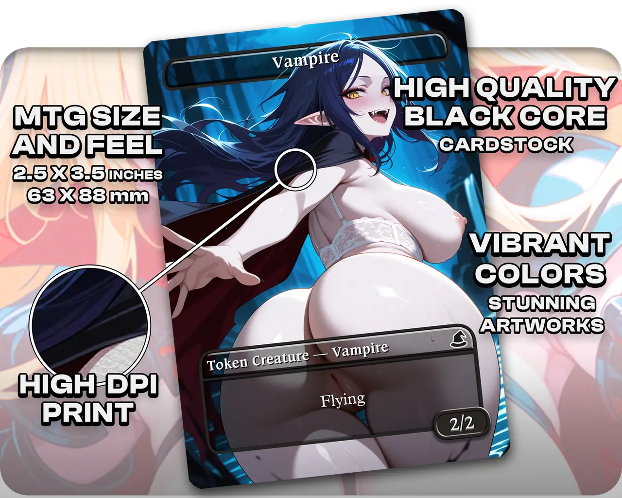 Vampire Token Set | 18+ NSFW (24 Cards)