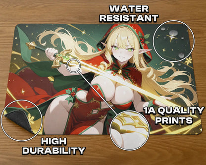 Galadriel Mama Noel | ProxyWaifus Playmat | 14x24" / 35x60cm