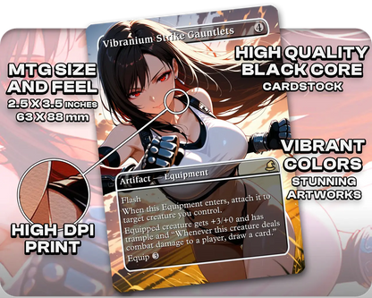 Tifa Lockhart (Final Fantasy) - Vibranium Strike Gauntlets