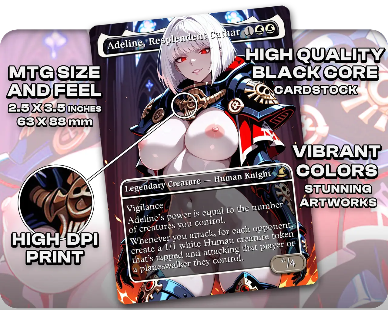Adepta Sororitas (Warhammer 40k) - Adeline, Resplendent Cathar (NSFW)