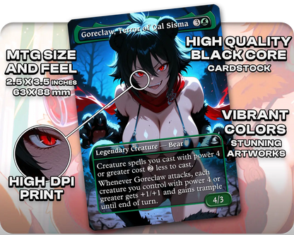 Wilson & Folk Hero | Bear Waifus | Commander Deck