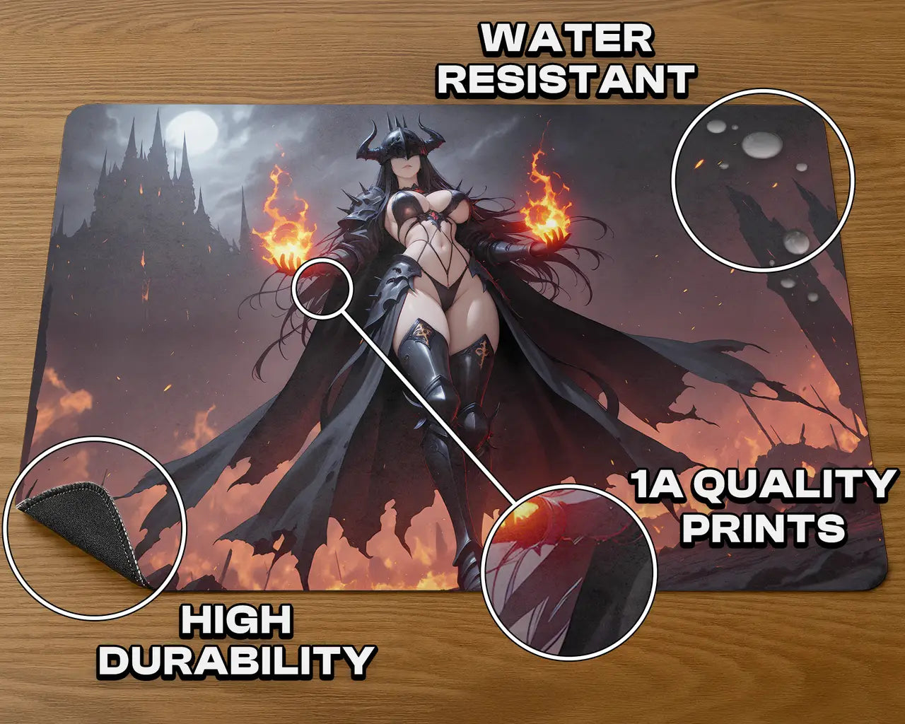 Sauron, the Dark Lord | ProxyWaifus Playmat | 14x24" / 35x60cm