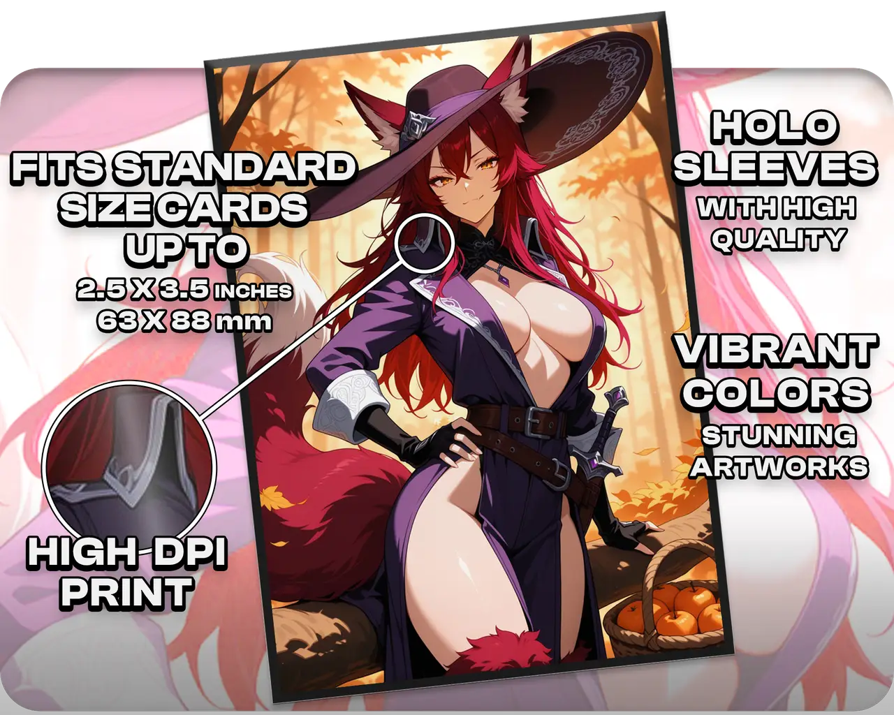 Mr. Foxglove (100x Holo Sleeves)