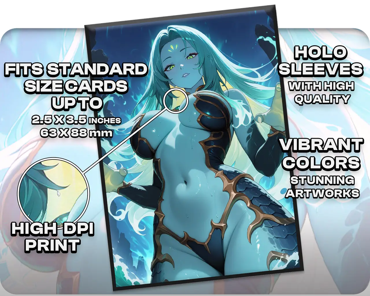 Aesi, Tyrant of Gyre Strait (100x Holo Sleeves)