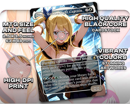 Lucy Heartfilia (Fairy Tail) - Sisay, Weatherlight Captain