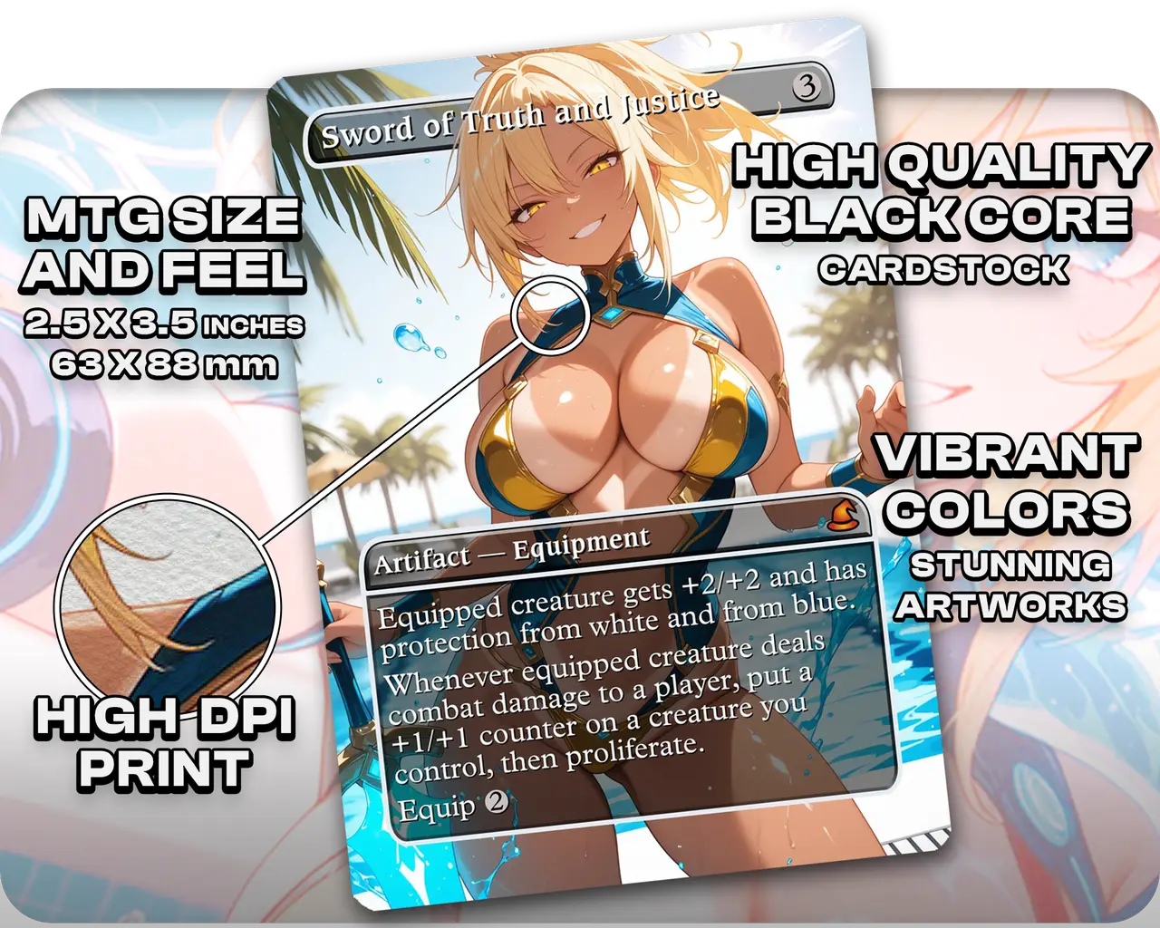 Tidus Pool Party | Swimsuit Waifus | Commander Deck