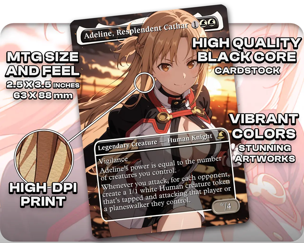 Asuna (SAO) - Adeline, Resplendent Cathar