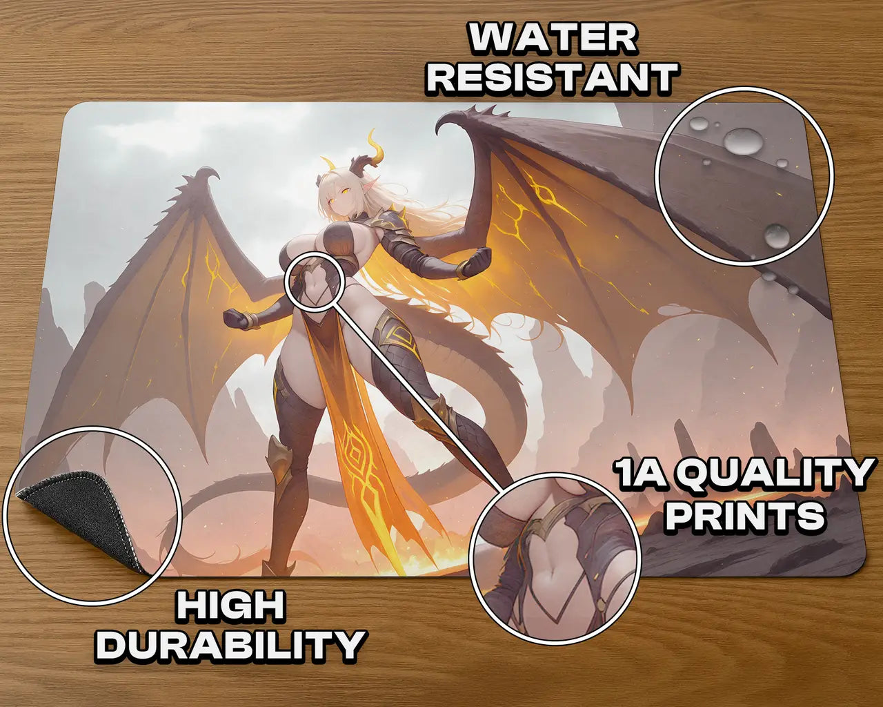 The Ur-Dragon | ProxyWaifus Playmat | 14x24" / 35x60cm