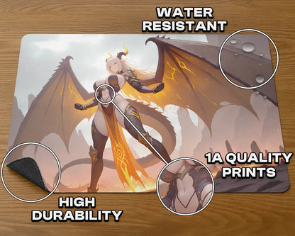 The Ur-Dragon | ProxyWaifus Playmat | 14x24" / 35x60cm