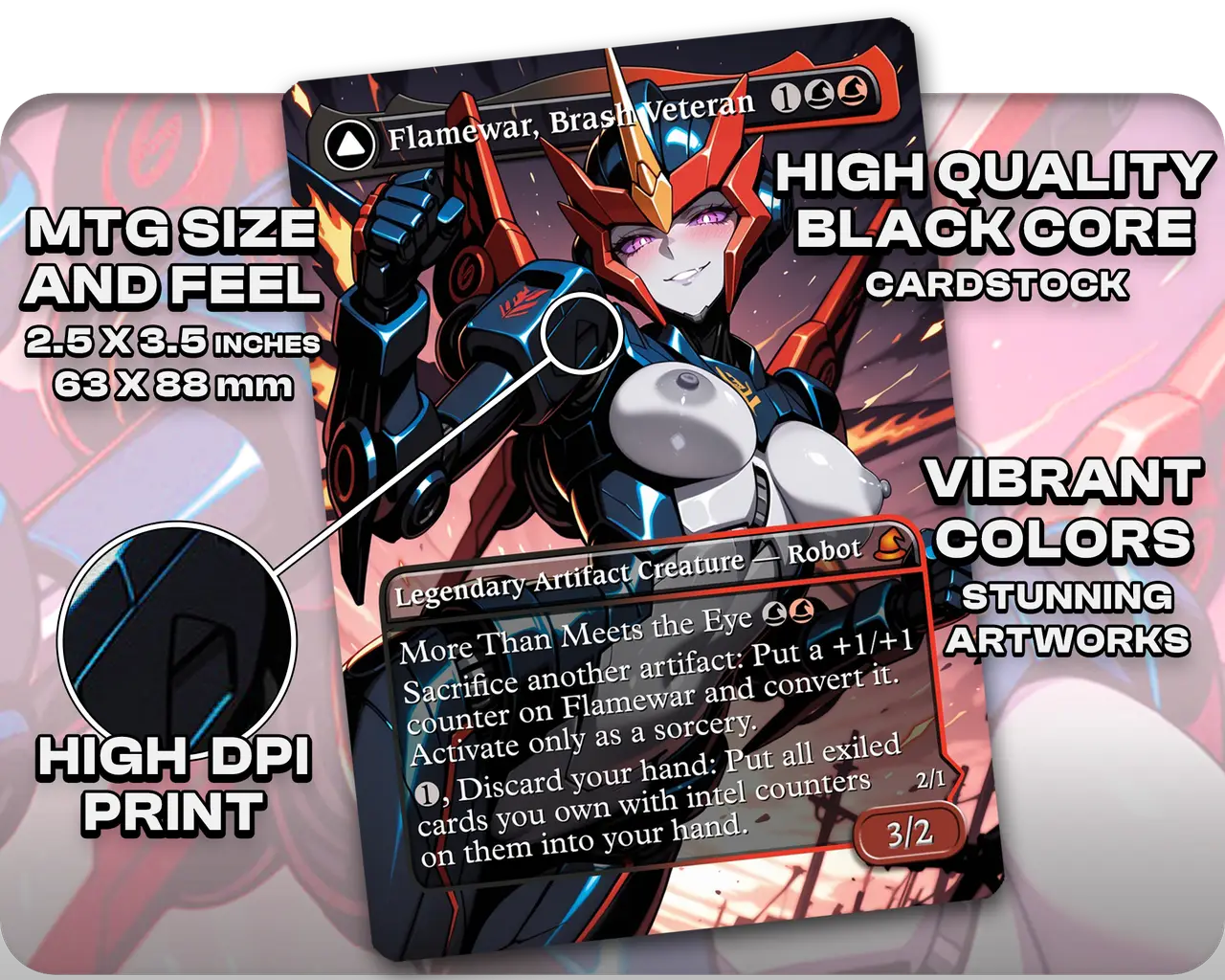 Flamewar, Brash Veteran (NSFW)