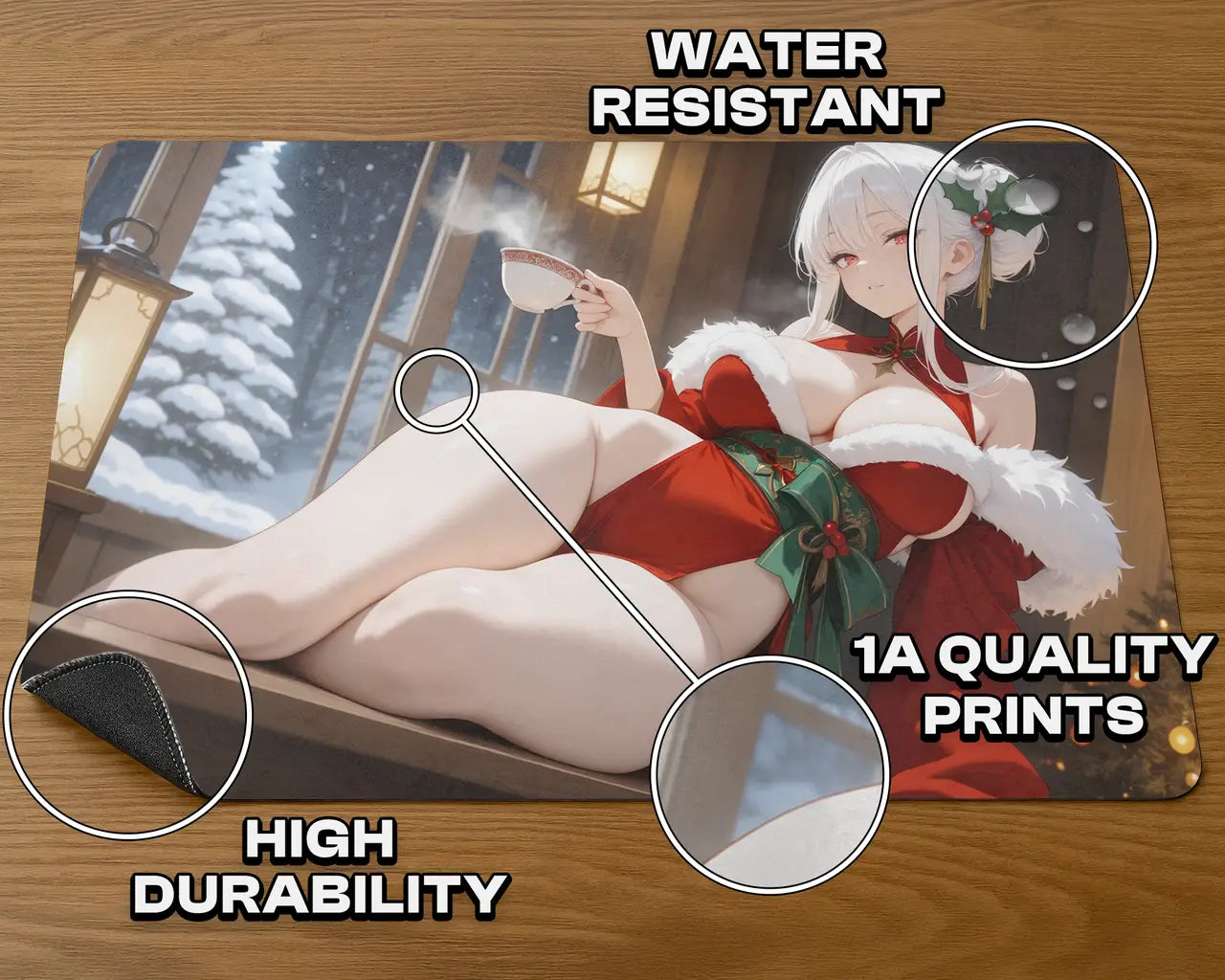 Santa Claus Iroh | ProxyWaifus Playmat | 14x24" / 35x60cm