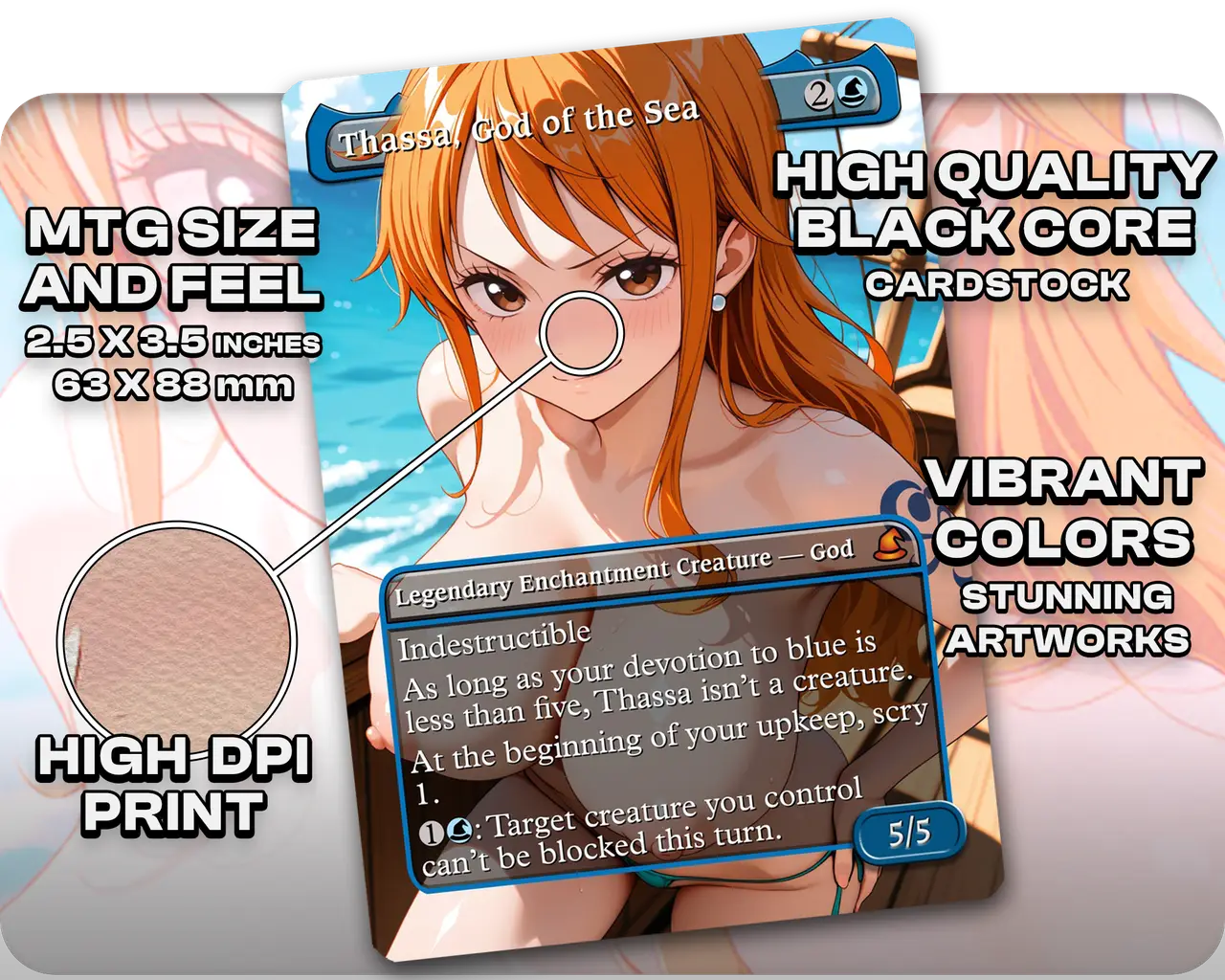 Nami (One Piece) - Thassa, God of the Sea (NSFW)