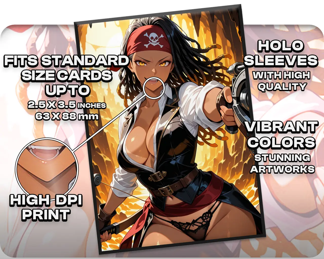 Captain Storm, Cosmium Raider (100x Holo Sleeves)