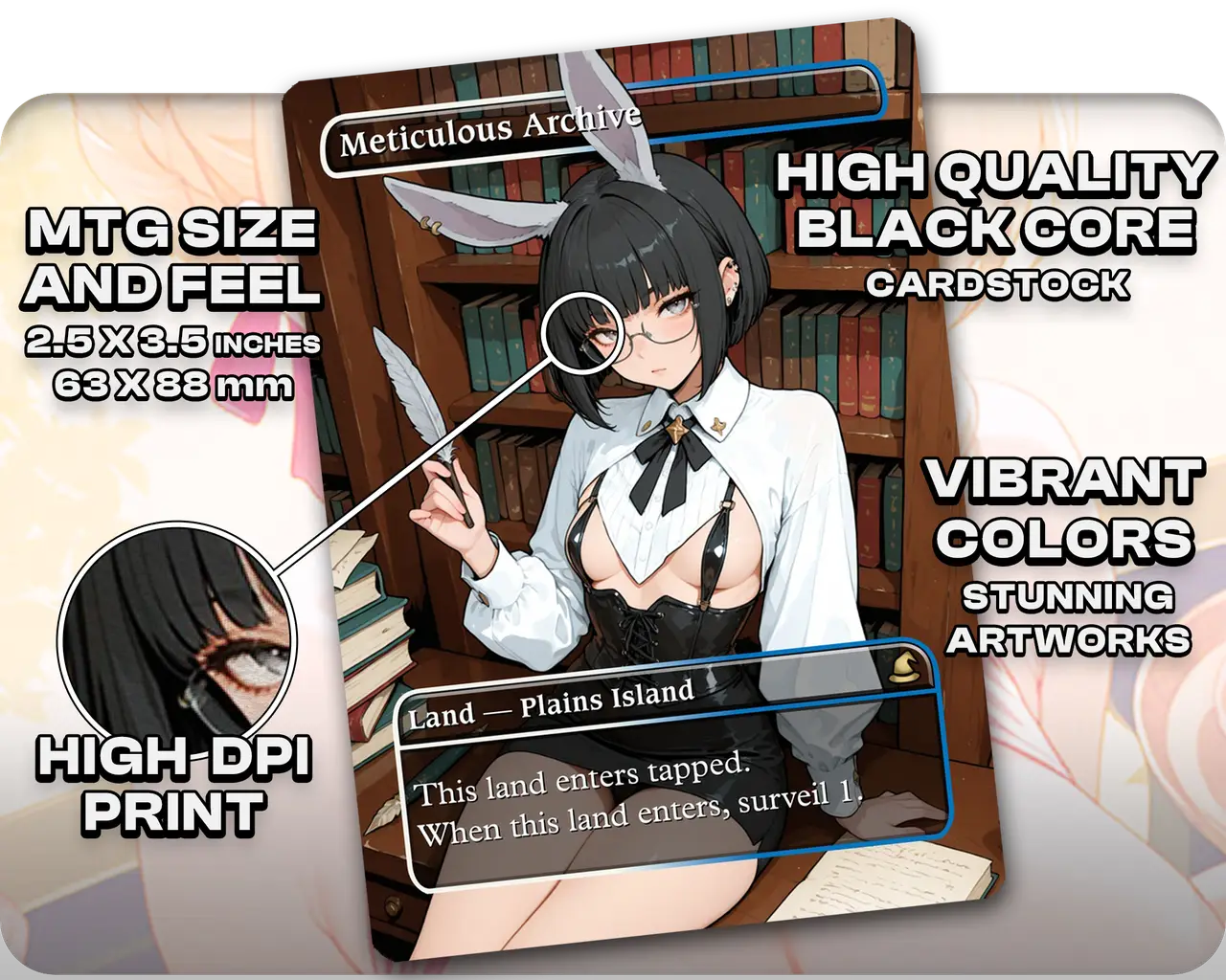 Ms. Bumbleflower Rabbit Tribal | Bunny Waifus Theme | Commander Deck