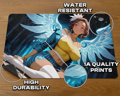Giada, Font of Hope | ProxyWaifus Playmat | 14x24" / 35x60cm