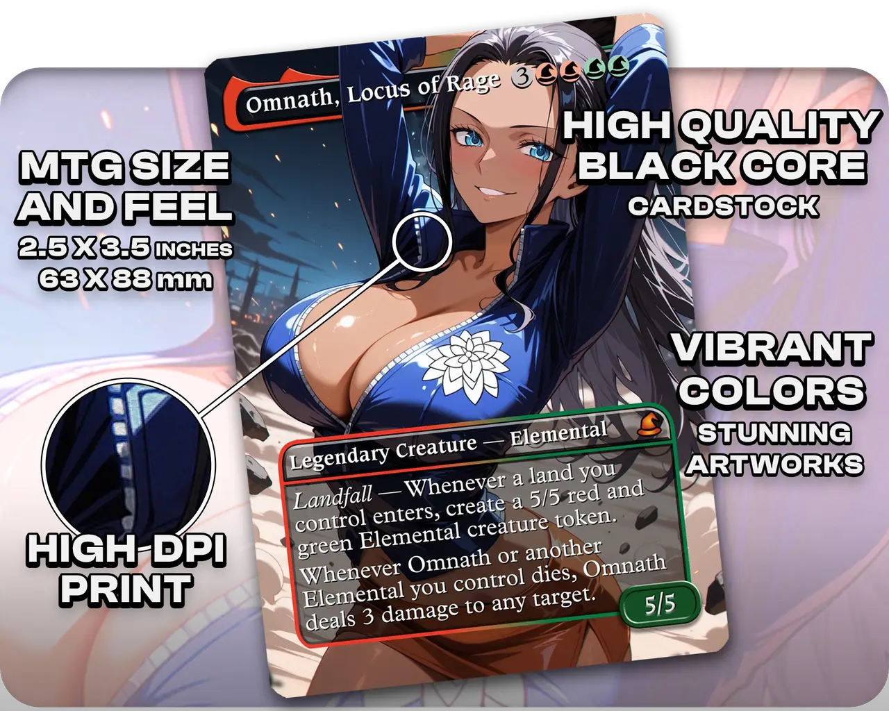 Nico Robin (One Piece) - Omnath, Locus of Rage