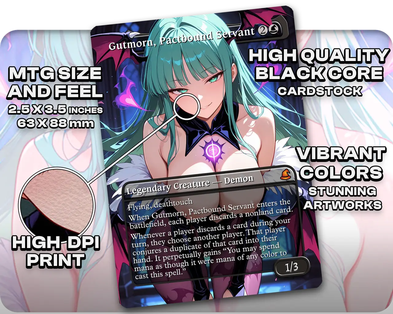 Morrigan (Darkstalkers) - Gutmorn, Pactbound Servant (NSFW)