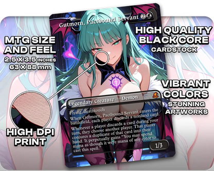 Morrigan (Darkstalkers) - Gutmorn, Pactbound Servant (NSFW)