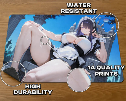 Oloro Time to Clean Up | ProxyWaifus Playmat | 14x24" / 35x60cm
